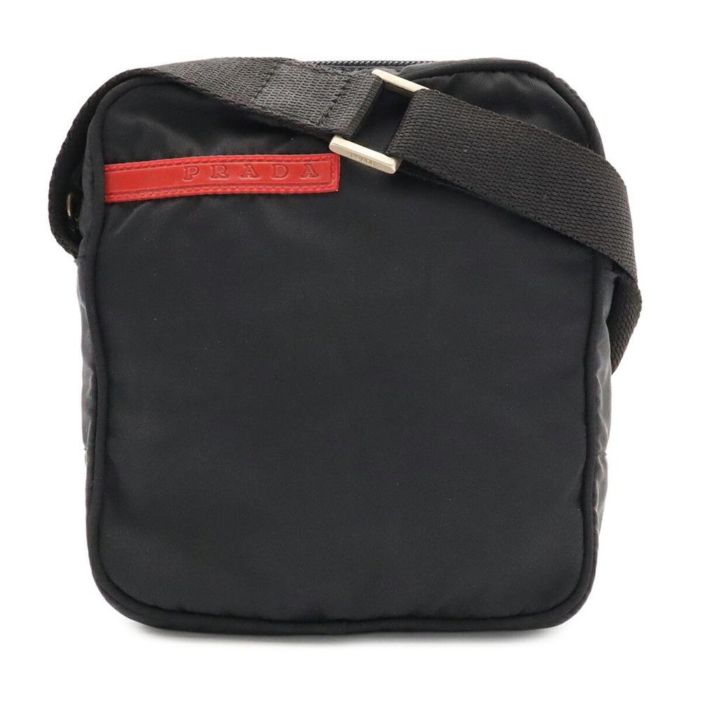 PRADA Prada Sport Line Shoulder Bag Pouch Pochette Nylon NERO Black B8675